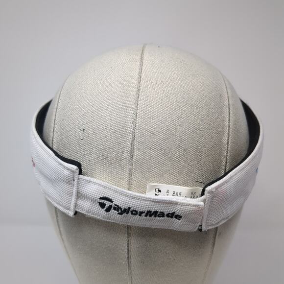 TaylorMade SLDR Tour Preferred Strapback Visor Hat White One Size Outdoor - Picture 6 of 9